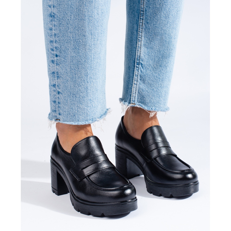 W. Potocki Black high-heeled shoes from Potocki 1