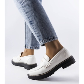 White brogues with a leather insole from Biddie 1