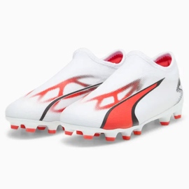 Puma Ultra Match Ll FG/AG Jr 107514-01 football shoes white white 1