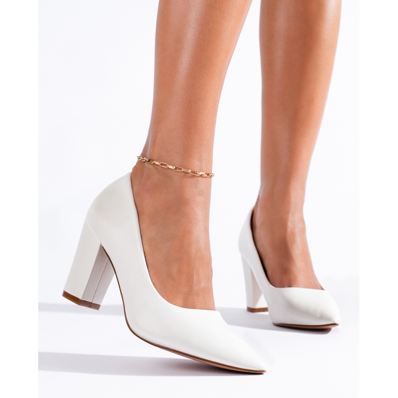 Shelovet white pumps on the block 1