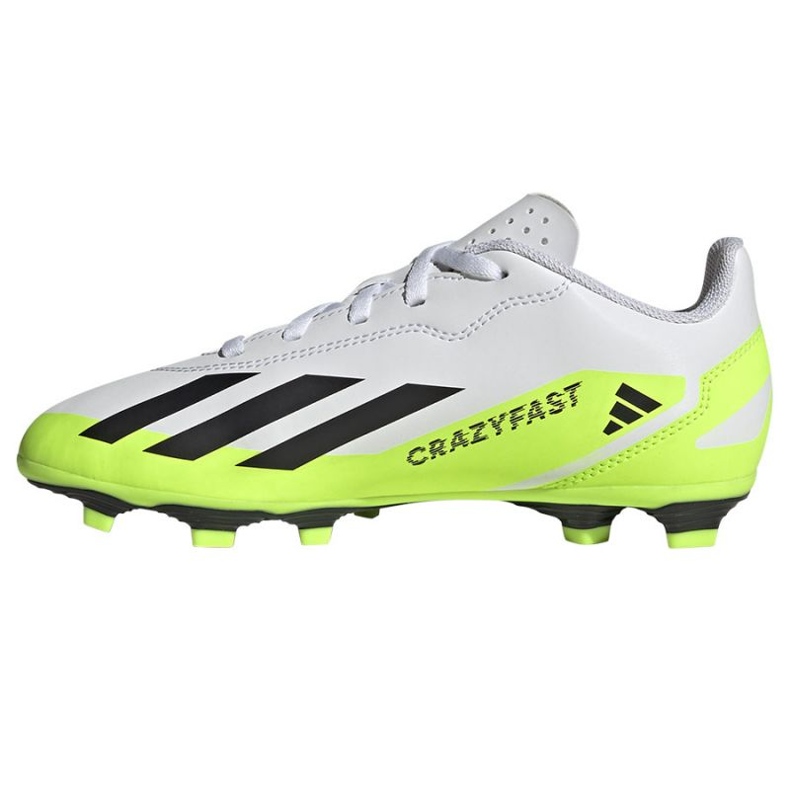 Adidas X Crazyfast.4 FxG Jr IE1588 football shoes white white 1