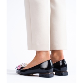 Shelovet women's pumps with low heels black 2