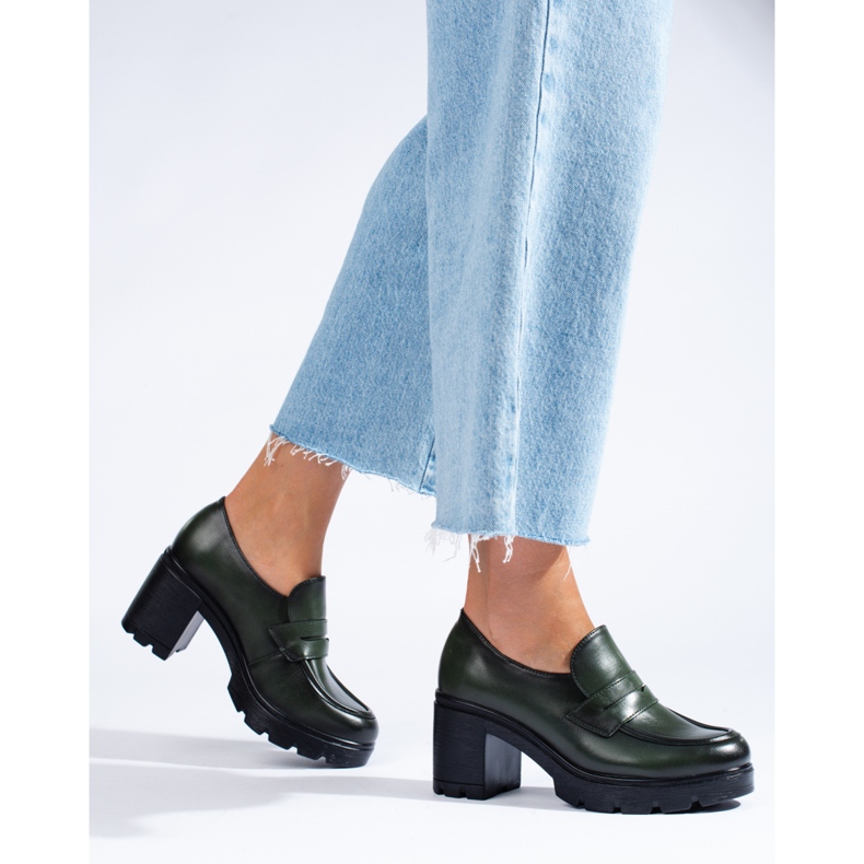 W. Potocki Dark green brogues from Potocki 1