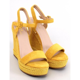Wexler Yellow wedge sandals 1