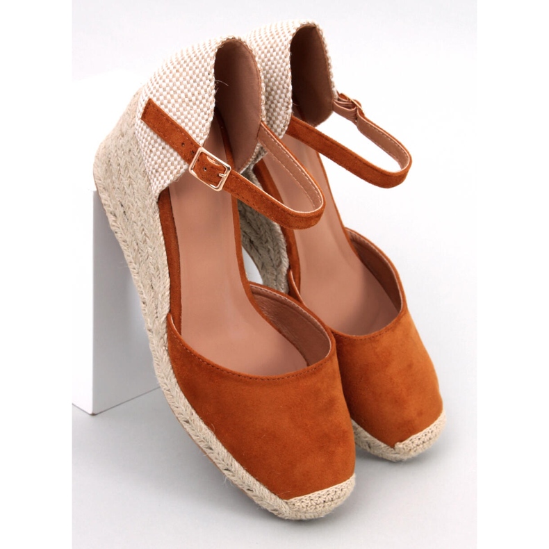 Platten Camel wedge espadrilles brown 1