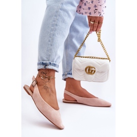 PS1 Kenra Women's Pink Suede Ballerinas 1 PS1 Kenra Women's Pink Suede Ballerinas 1