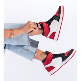 Shelovet red high-top sneakers 1 Shelovet red high-top sneakers 1