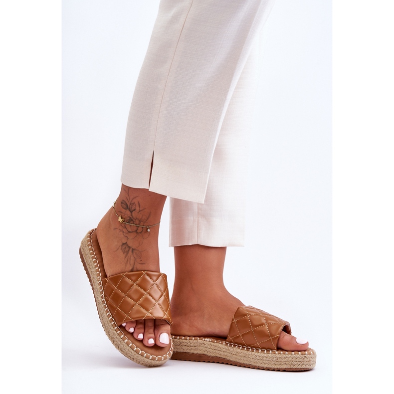 Women's Camel Lullaby Platform Slippers brown 1