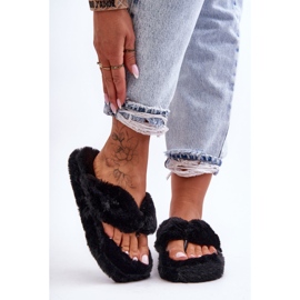 Women's Fur Slippers Slippers Black Elma 2 Women's Fur Slippers Slippers Black Elma 2