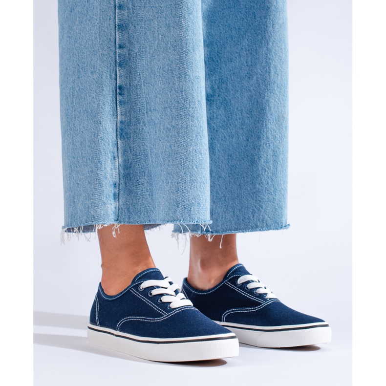 SHELOVET Women's sneakers blue 1