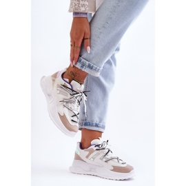 Leather Platform Sport Shoes White Sifel 2