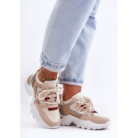 Sport Shoes On A Massive Sole Beige Corena 2