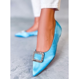 Elegant ballerinas with Lorella Blue stones 1