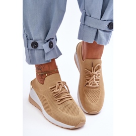 PG1 Fabric Slip-On Sports Shoes Beige Visconti Wedge 1 PG1 Fabric Slip-On Sports Shoes Beige Visconti Wedge 1