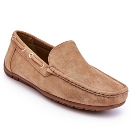 Men's Suede Slip-on Loafers Brown 4