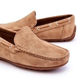 Men's Suede Slip-on Loafers Brown 1