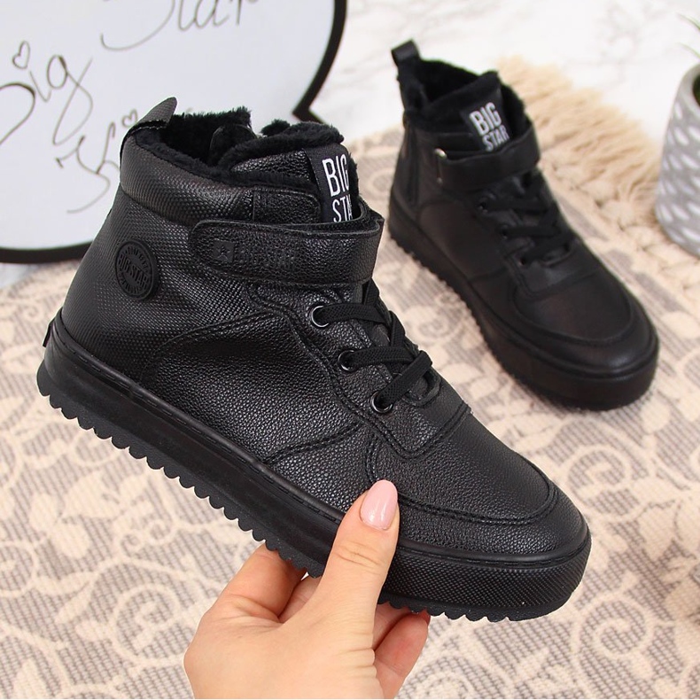 Children's sneakers insulated black Big Star GG374040 1