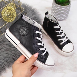 Children's sneakers eco leather black Big Star II374003 1 Children's sneakers eco leather black Big Star II374003 1