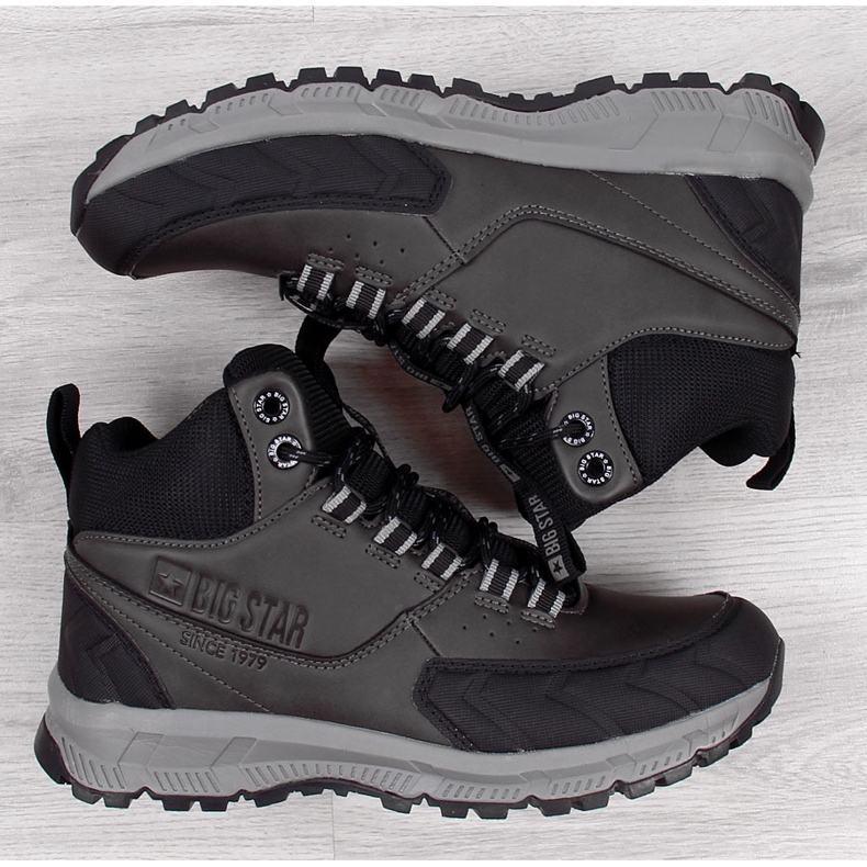 Big Star II174176 men's gray hiking boots grey 1