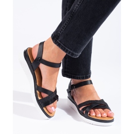 Shelovet black platform sandals 1 Shelovet black platform sandals 1