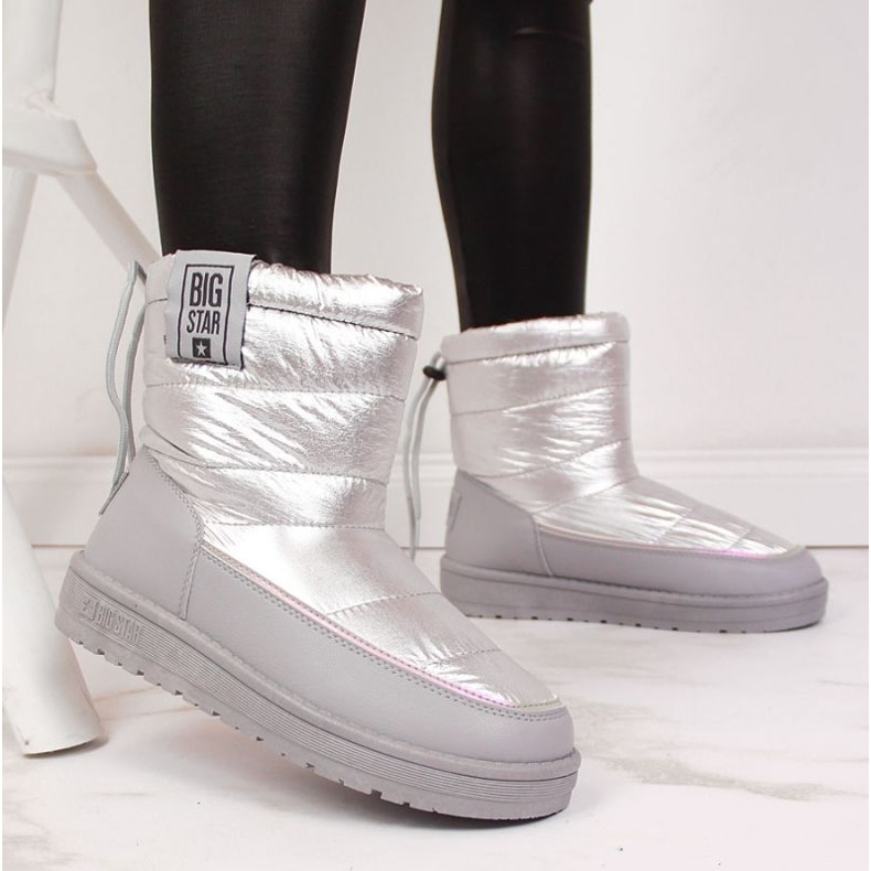 Big Star II274118 silver insulated snow boots 2