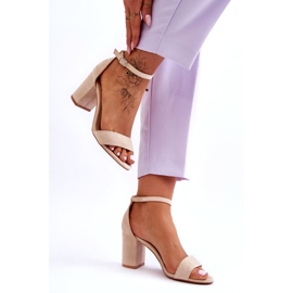 Women's Eco-Elendary Beige Sandals 3