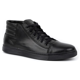 KENT 304 Men's Casual Shoes black 1