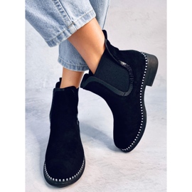 Ines Black women's Chelsea boots 1