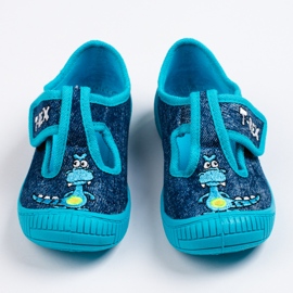 SHELOVET Blue slippers for kindergarten for a boy 3F 1