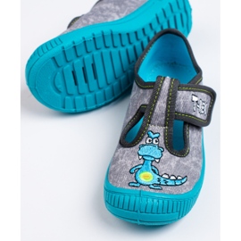 SHELOVET Gray slippers for kindergarten for a boy 3F grey 1 SHELOVET Gray slippers for kindergarten for a boy 3F grey 1