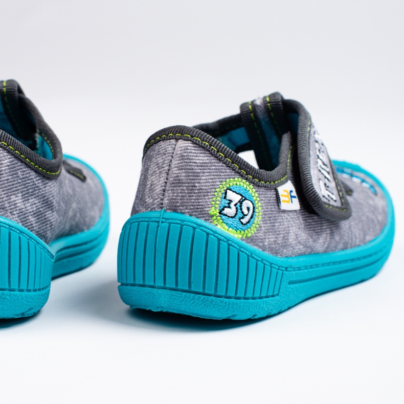 SHELOVET Gray slippers for kindergarten for a boy 3F grey 2 SHELOVET Gray slippers for kindergarten for a boy 3F grey 2