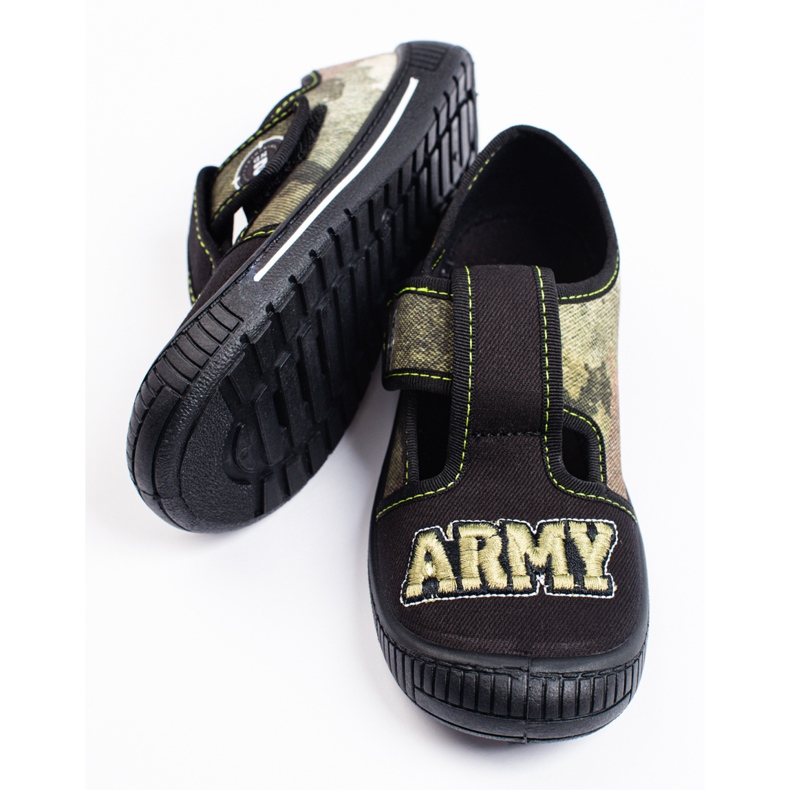 SHELOVET Velcro slippers for a boy 3F camo multicolored 1