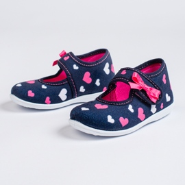 Velcro slippers for a girl for kindergarten Shelovet pink 1 Velcro slippers for a girl for kindergarten Shelovet pink 1