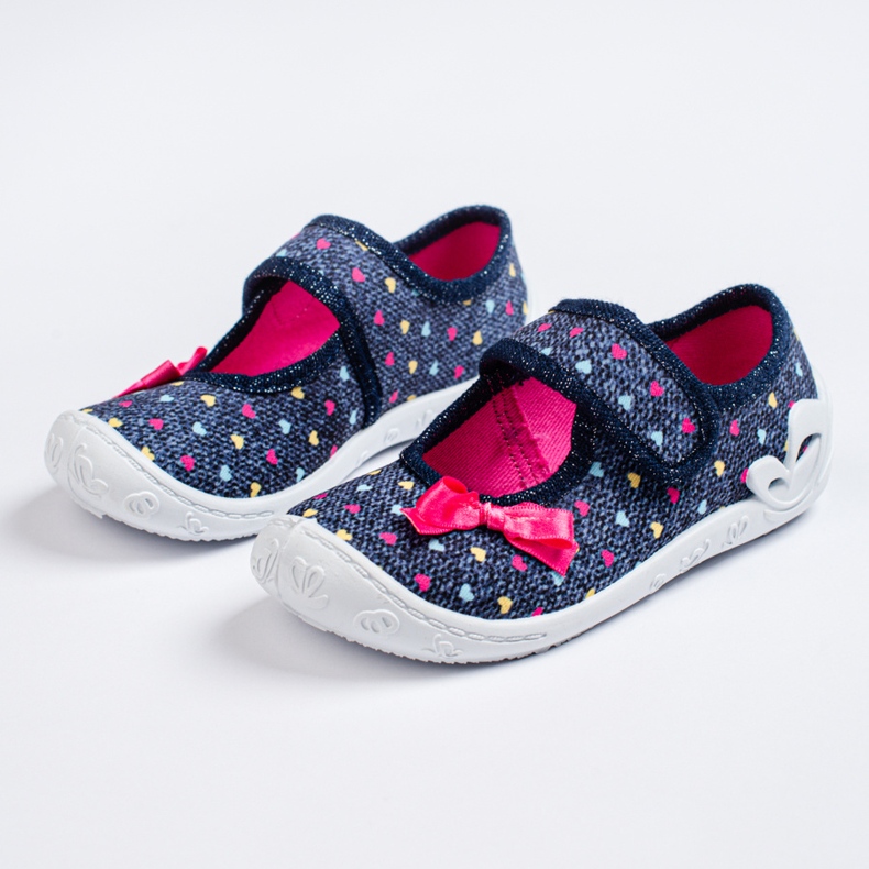 SHELOVET Slippers for girls with 3F hearts multicolored 1