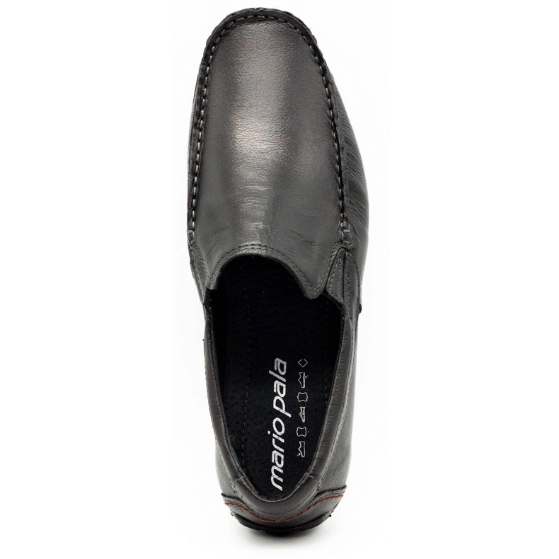 Olivier Men's loafers 763 black grain 1