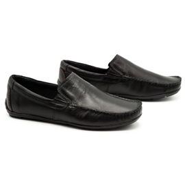 Olivier Men's loafers 763 black grain 3