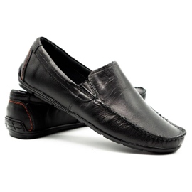 Olivier Men's loafers 763 black grain 4