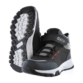 Black Big Star ankle boots for boys KK374121 2