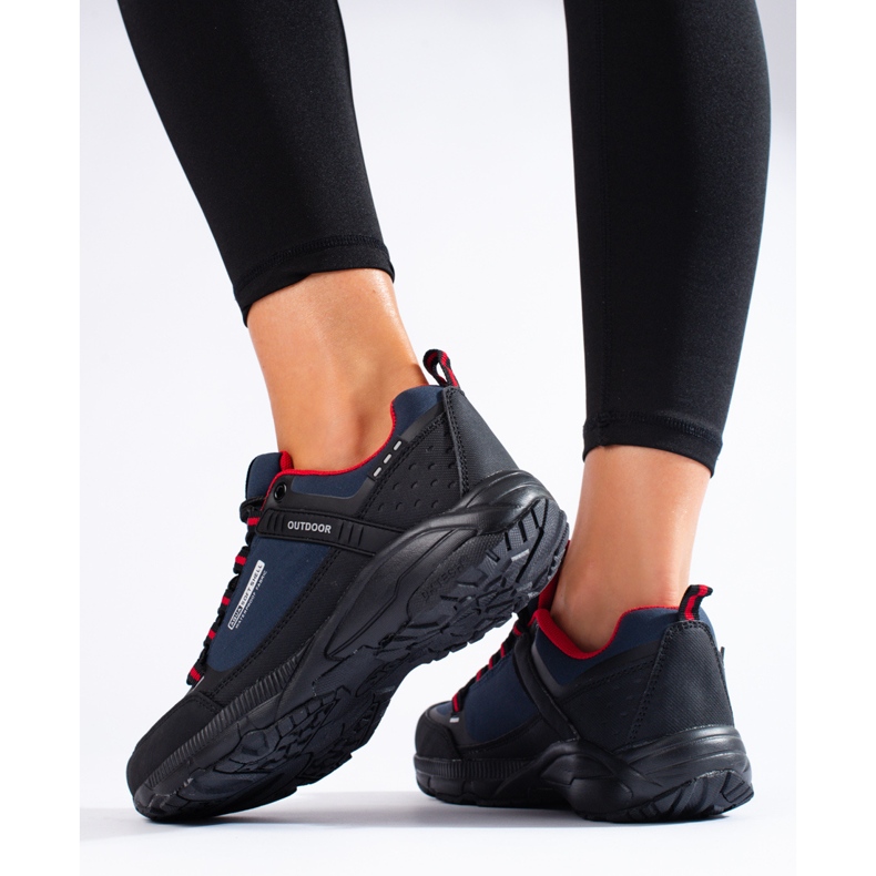 DK Outdoor Trekking Shoes black navy blue 2