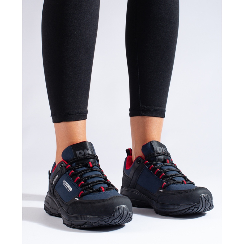 DK Outdoor Trekking Shoes black navy blue 1