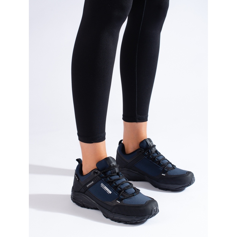 Women's outdoor trekking shoes DK navy blue 2 Women's outdoor trekking shoes DK navy blue 2