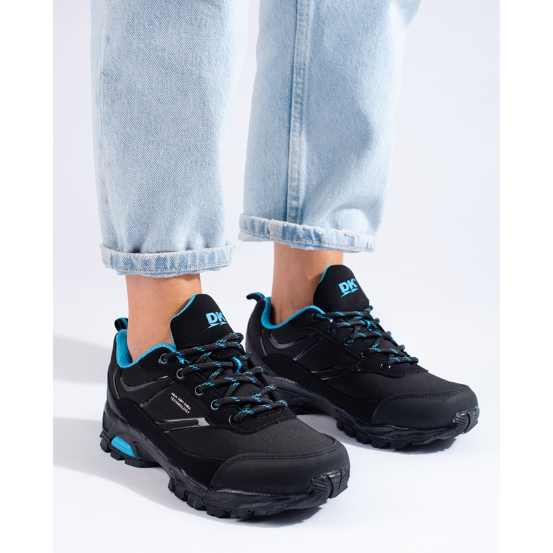 DK black and blue sports trekking shoes for women 1 DK black and blue sports trekking shoes for women 1