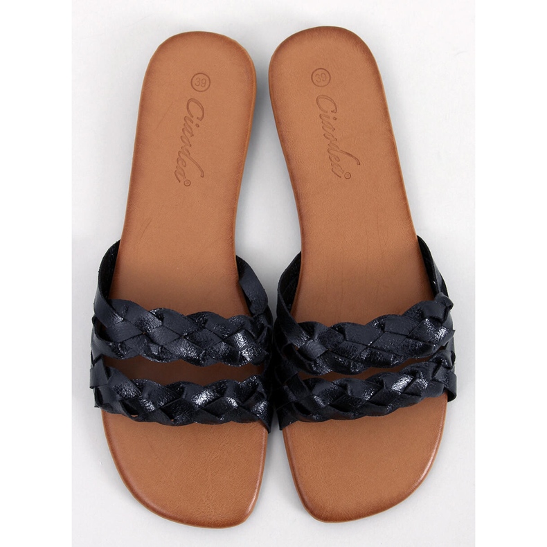 Emery Black women's slippers 1