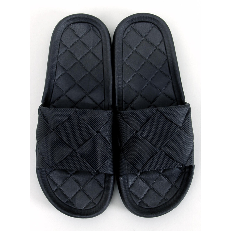 Lottner Black rubber slides 2
