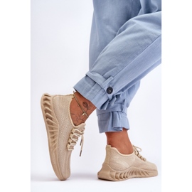 PG1 Women's Slip-on Textile Sneakers Beige Venett 2 PG1 Women's Slip-on Textile Sneakers Beige Venett 2