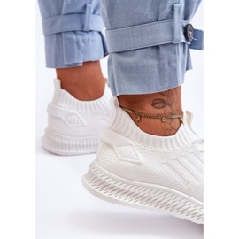 PG1 Women's Slip-On Textile Trainers White Zauna 1