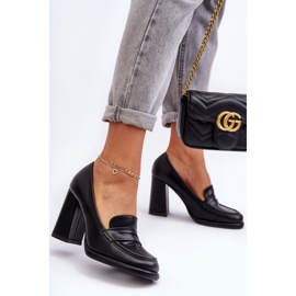 PS1 Fashionable Pumps On A Heel Black Florence 1