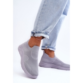 PG1 Women's Slip-On Sports Shoes Gray Claris grey 2