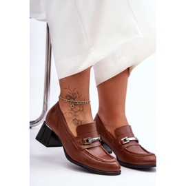 Lemar Comfortable Damira Brown Leather Pumps 2 Lemar Comfortable Damira Brown Leather Pumps 2