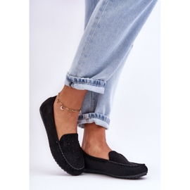 Women's Suede Loafers Black Molly 2 Women's Suede Loafers Black Molly 2